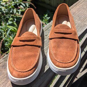 PLG Portland Leather Goods Patina Boardwalk Penny Loafer Toffee BNNU sz 8